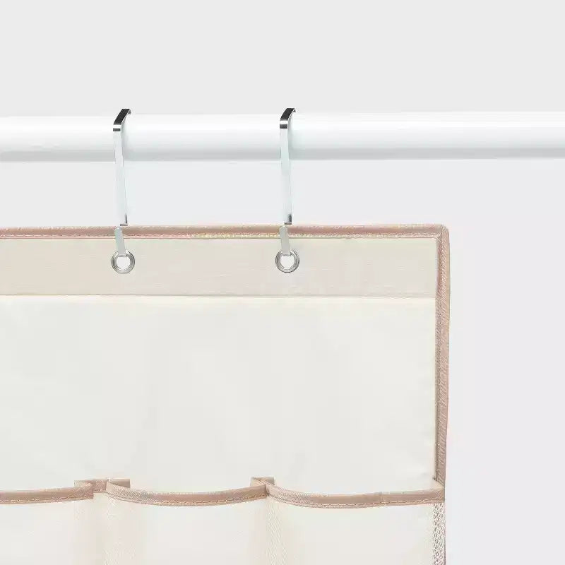 Ensemble de rangement suspendu pour penderie, marron