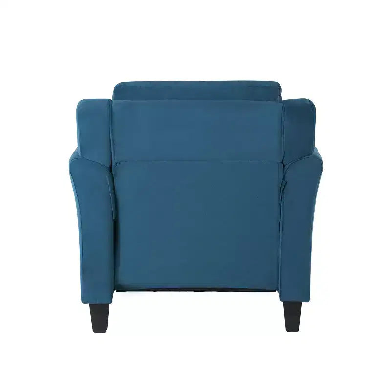 Blue velvet chair