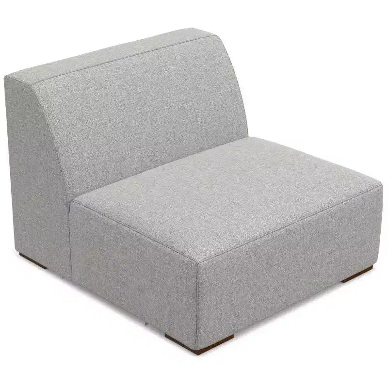 Canapé modulaire central gris clair