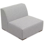 Canapé modulaire central gris clair