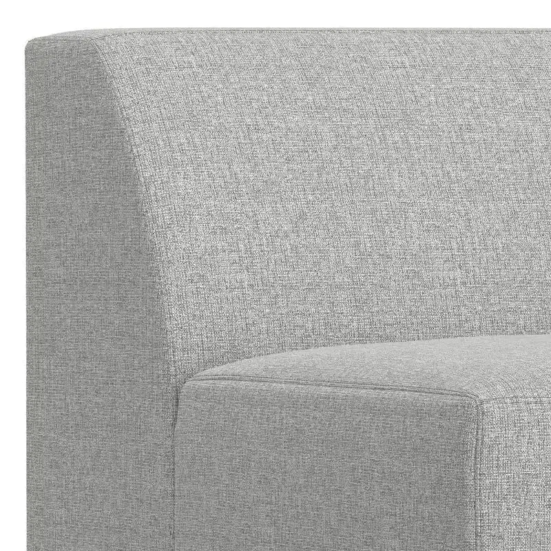 Canapé modulaire central gris clair