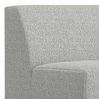 Canapé modulaire central gris clair