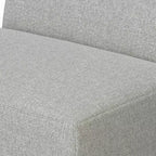 Canapé modulaire central gris clair