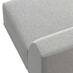 Canapé modulaire central gris clair
