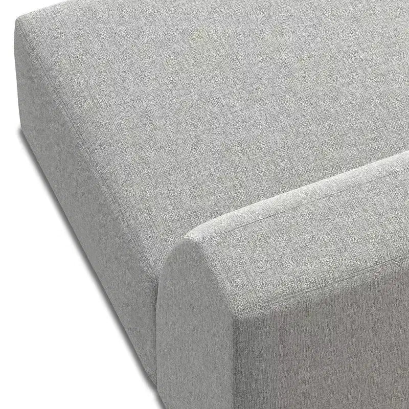 Canapé modulaire central gris clair