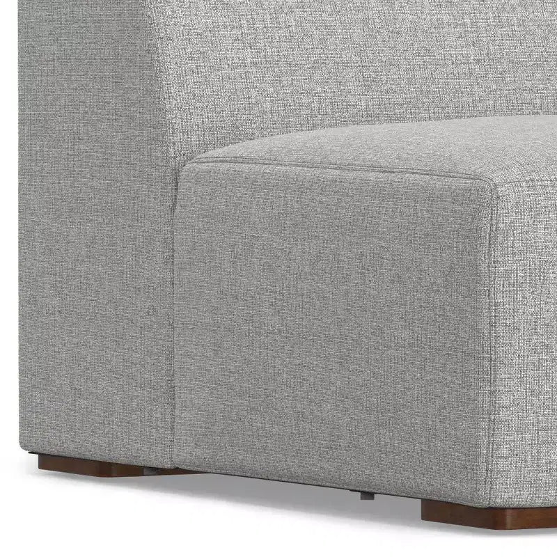 Canapé modulaire central gris clair