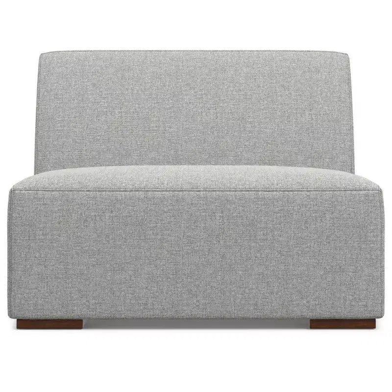 Canapé modulaire central gris clair