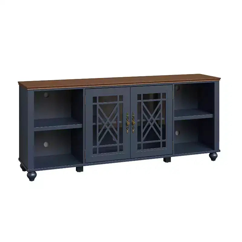 Festivo Vintage Style 70" TV Stand for TVs up to 80" Navy