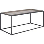 Table basse marron/noir