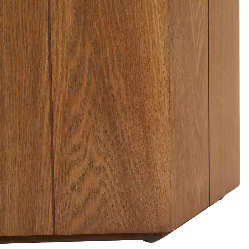 Table d'appoint de rangement hexagonale