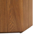 Table d'appoint de rangement hexagonale