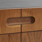 Table d'appoint de rangement hexagonale