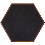 Table d'appoint de rangement hexagonale