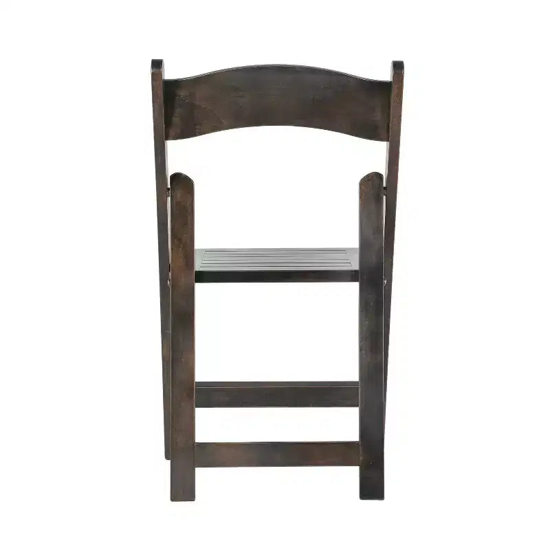 Lot de 2 chaises de salle à manger pliantes en bois massif