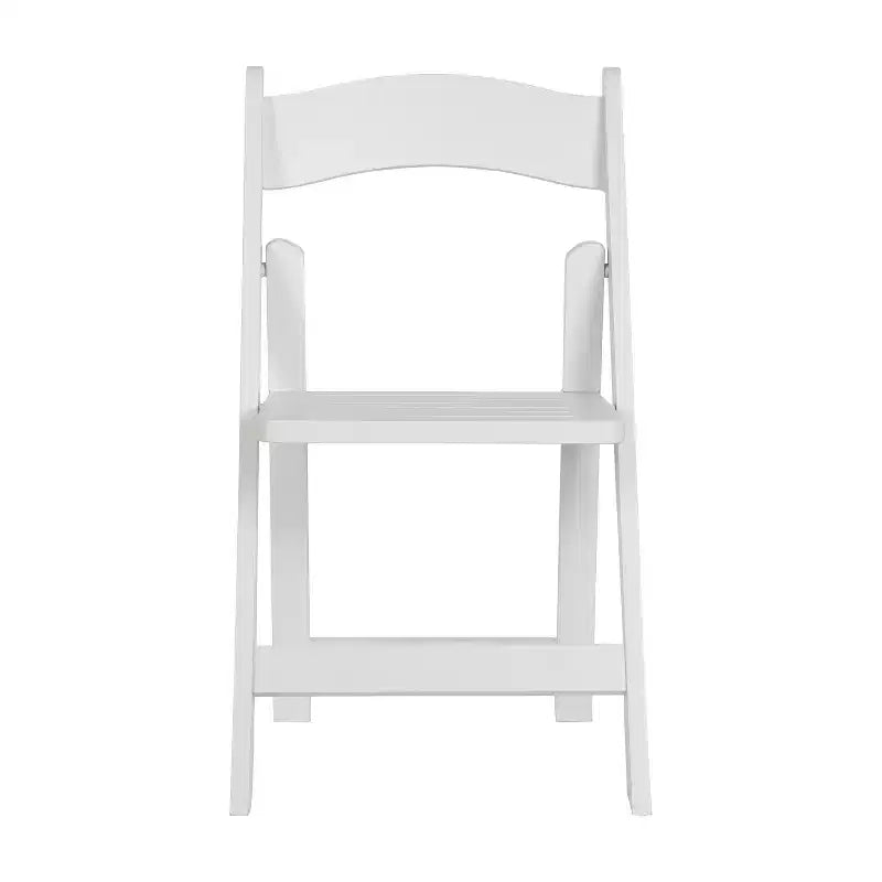 Lot de 2 chaises de salle à manger pliantes en bois massif