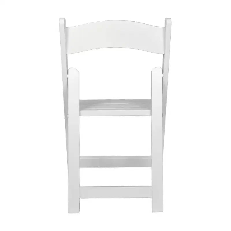 Lot de 2 chaises de salle à manger pliantes en bois massif