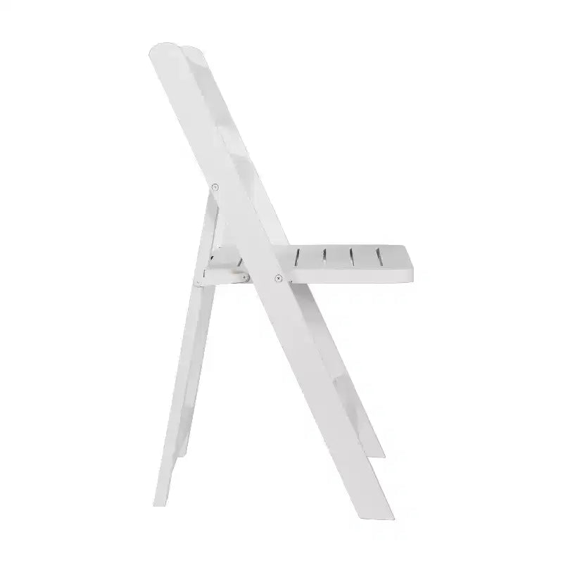 Lot de 2 chaises de salle à manger pliantes en bois massif