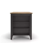 Table haute de bar avec plateau en bois massif