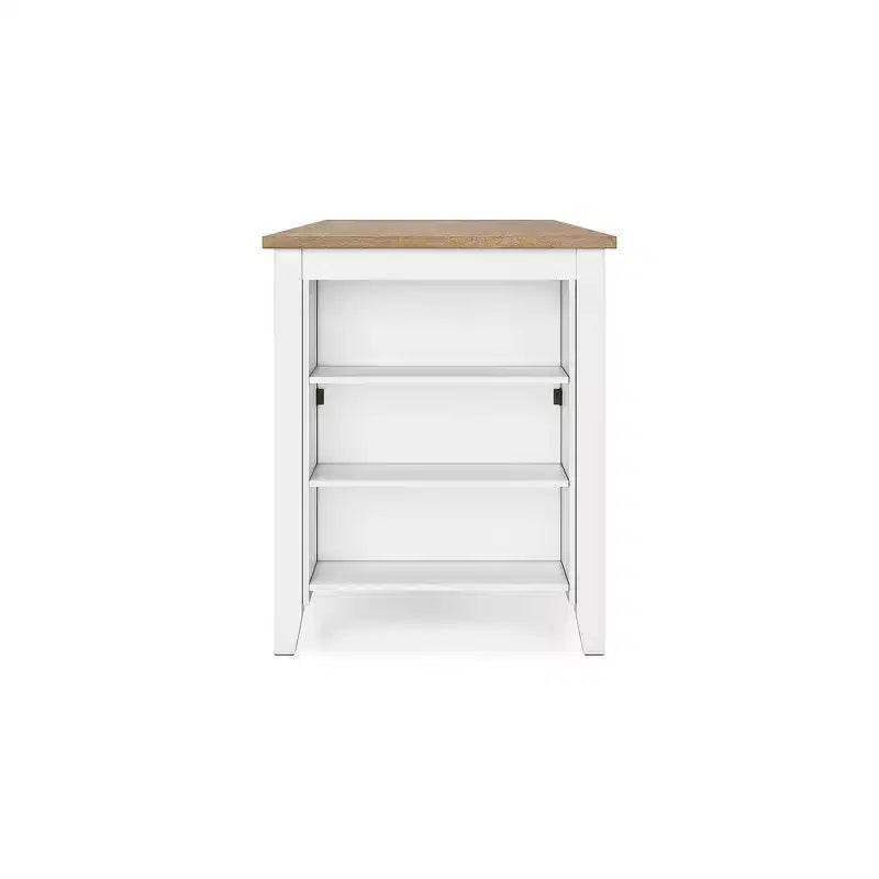 Table haute de bar avec plateau en bois massif