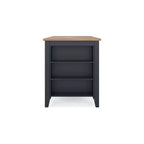 Table haute de bar avec plateau en bois massif