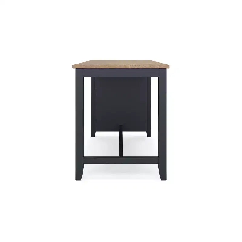Table haute de bar avec plateau en bois massif