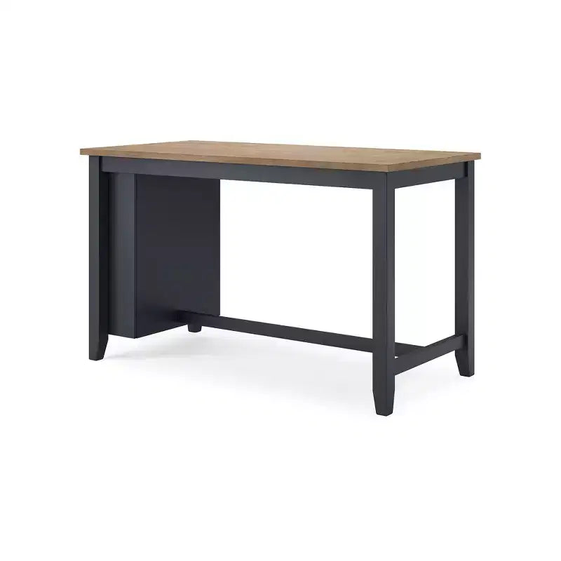 Table haute de bar avec plateau en bois massif