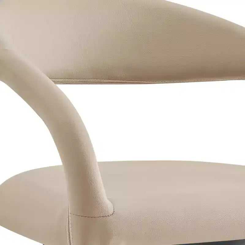 26-inch faux leather swivel bar stool