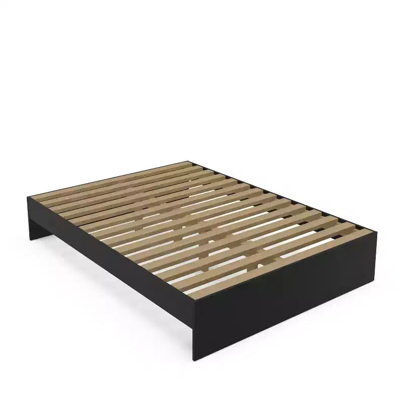 Dimensions du lit plateforme (hors tout) : 111,76 cm (H) x 147,32 cm (l) x 190,5 cm (P) Poids : 75,3 kg