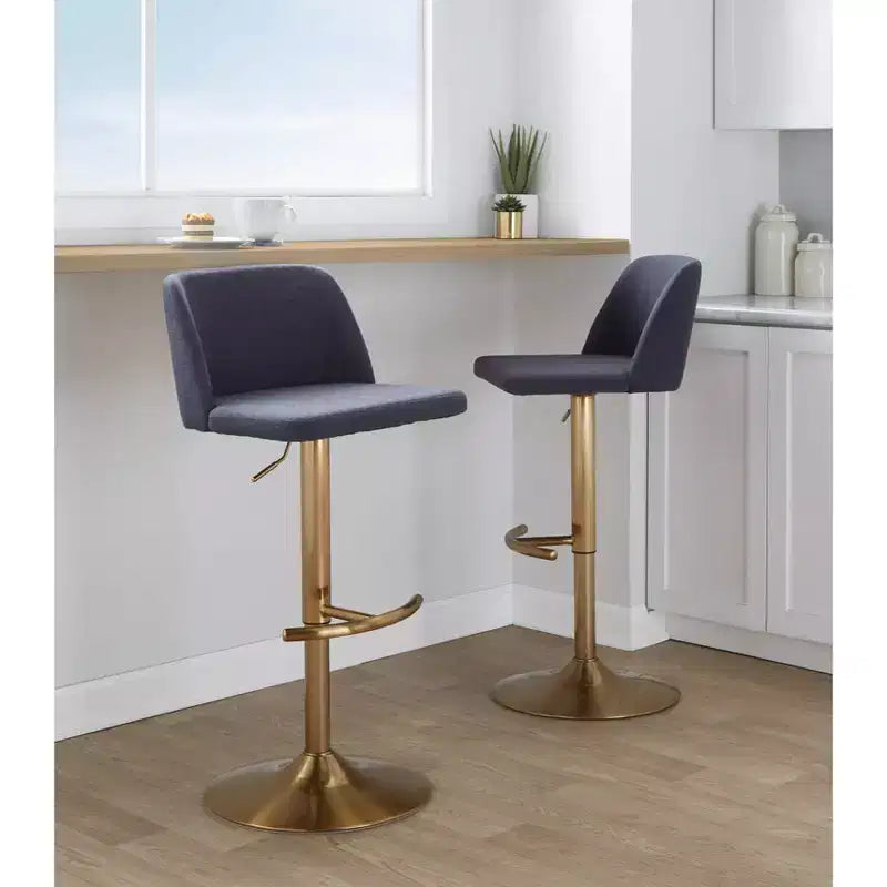 Tabouret de bar pivotant réglable