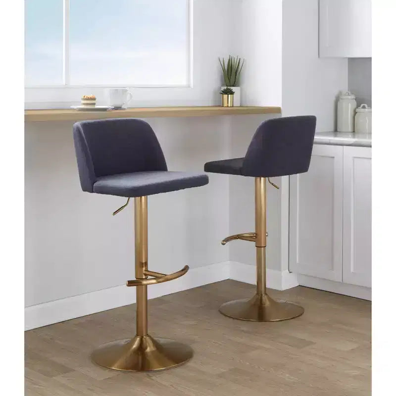 Tabouret de bar pivotant réglable