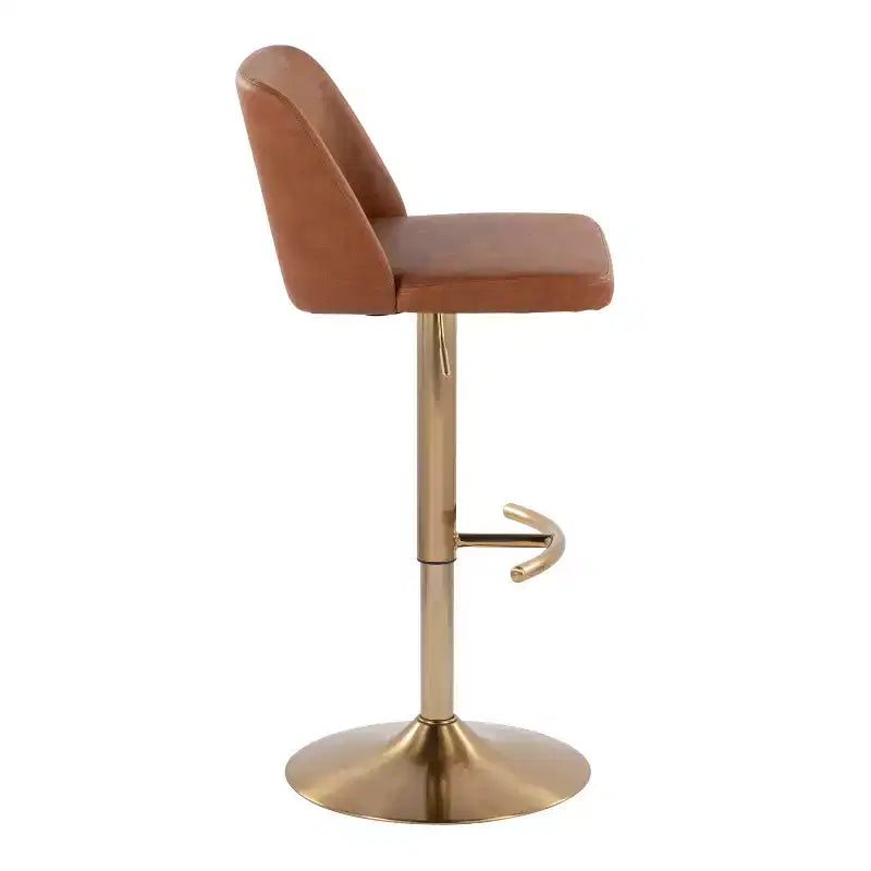 Tabouret de bar pivotant réglable