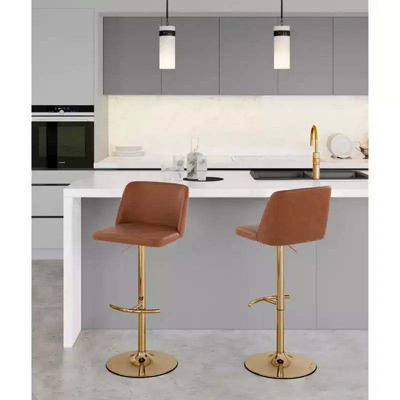 Tabouret de bar pivotant réglable