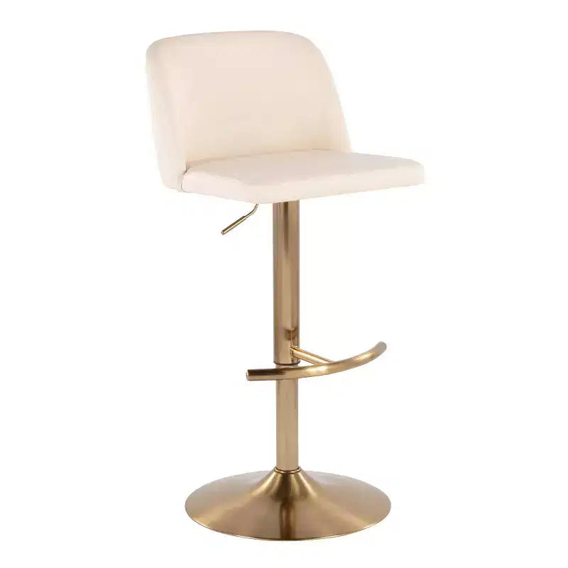 Tabouret de bar pivotant réglable