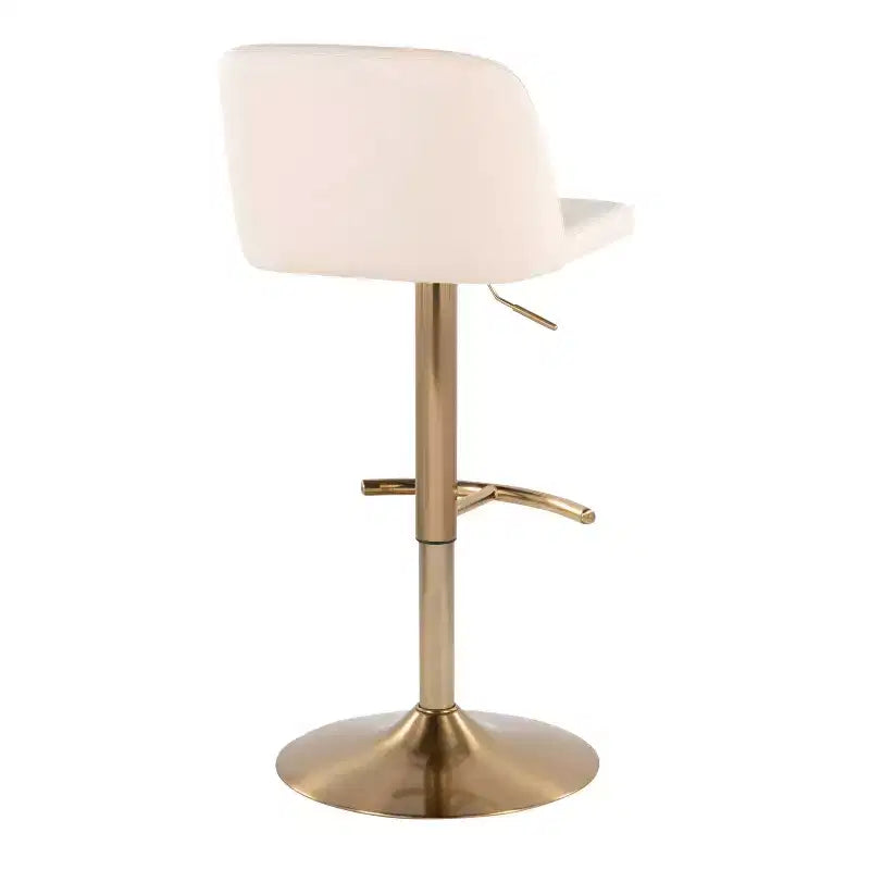 Tabouret de bar pivotant réglable