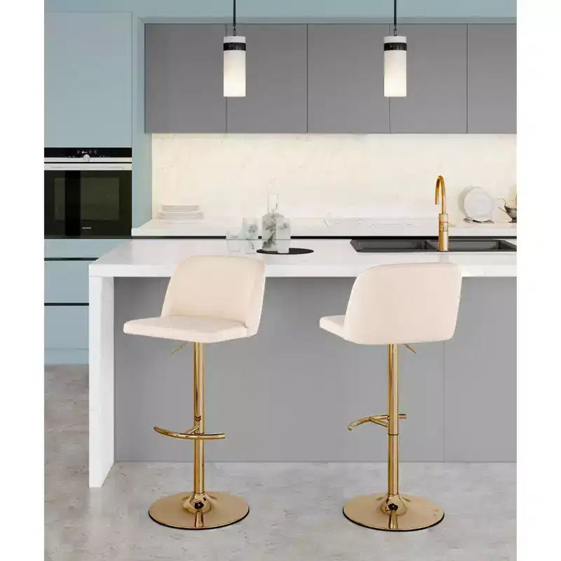 Tabouret de bar pivotant réglable