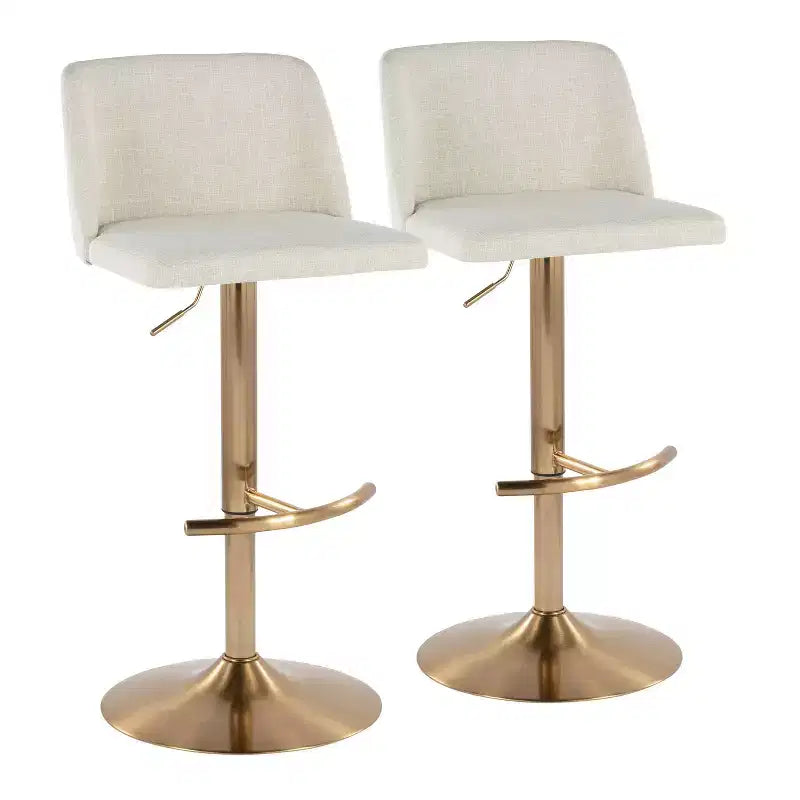 Adjustable Swivel Bar Stool