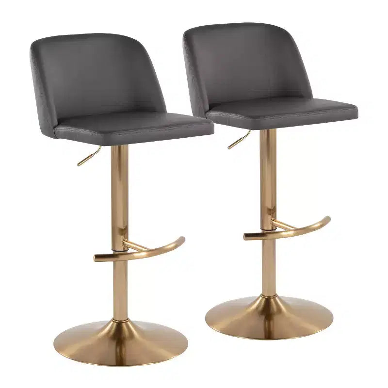 Adjustable Swivel Bar Stool