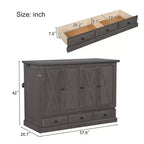 Lit escamotable mural Queen/Double en bois, lit-armoire pliable peu encombrant avec station de charge USB et tiroirs de rangement