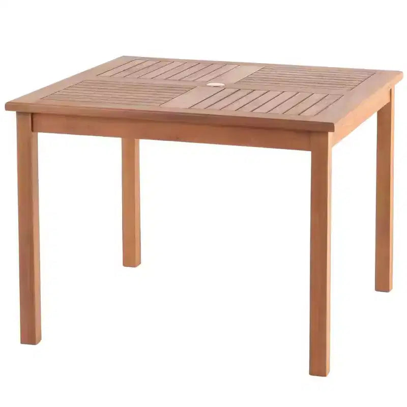 39 Table à manger carrée d'extérieur pour 4 personnes - Beige