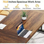 Table de conférence de 6 pieds, 180 L x 80 l x 75 H cm