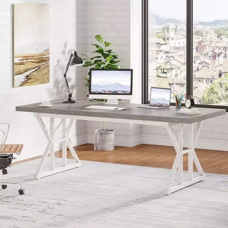Table de conférence 6 pieds, 180 L x 80 l x 75 H cm
