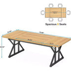 Table de conférence de 6 pieds, 180 L x 80 l x 75 H cm