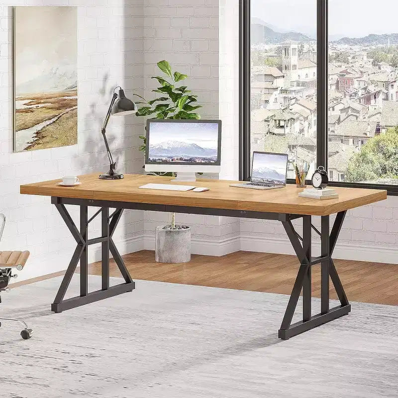 Table de conférence 6 pieds, 180 L x 80 l x 75 H cm