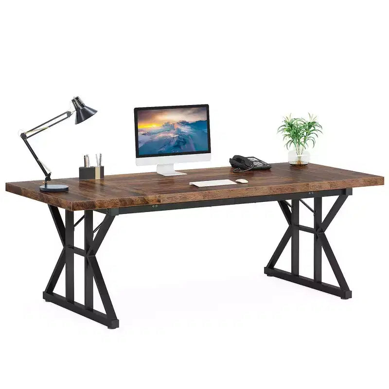 6FT Conference Table, 70.86 L x 31.49 W x 29.52 H Inches