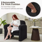 Fauteuil d'appoint rembourré Downy Fluffy Cloud, Fauteuil pour Chambre, Salle de réception, Salle de lecture, Salon