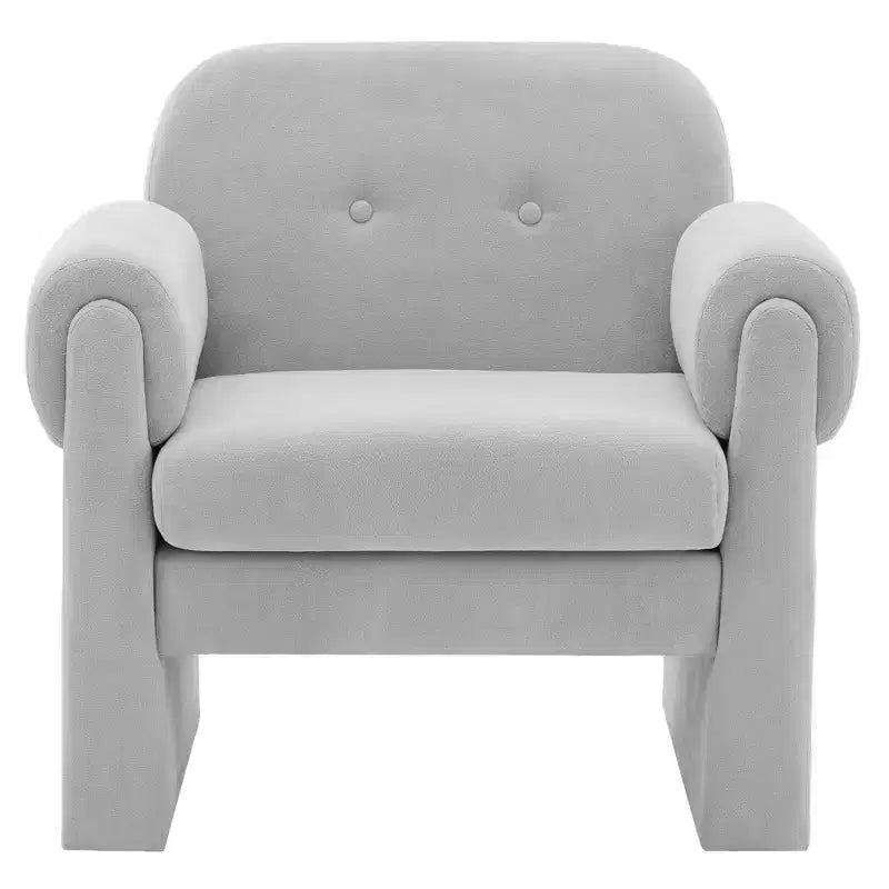Fauteuil d'appoint rembourré Downy Fluffy Cloud, fauteuil pour chambre à coucher, hall d'accueil, salle de lecture, salon