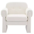 Fauteuil d'appoint rembourré Downy Fluffy Cloud, Fauteuil pour Chambre, Salle de réception, Salle de lecture, Salon