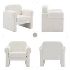 Fauteuil d'appoint rembourré Downy Fluffy Cloud, Fauteuil pour Chambre, Salle de réception, Salle de lecture, Salon
