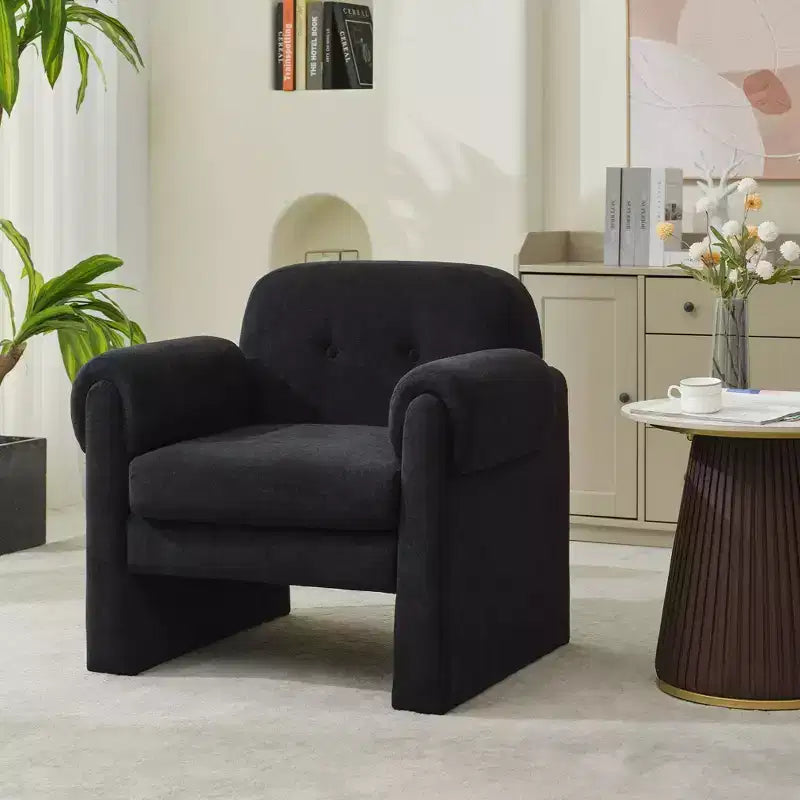 Downy Fluffy Cloud Upholstered Accent Chair,Armchair for Bedroom Reception Area Reading Room Living Room