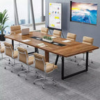 Table de conférence de 2,4 m pour 10 personnes pour réunion de bureau